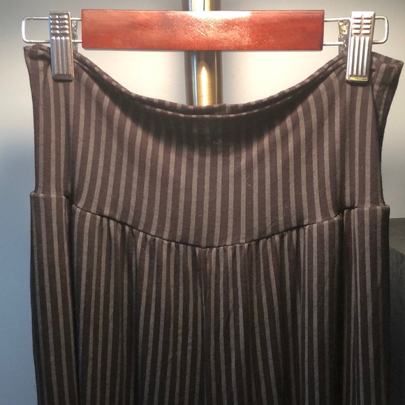 Blue sky, pinstripe 10 to 12 palazzo pant black wide leg - Picture 4 of 8